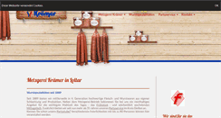 Desktop Screenshot of metzgermeister-kraemer.de